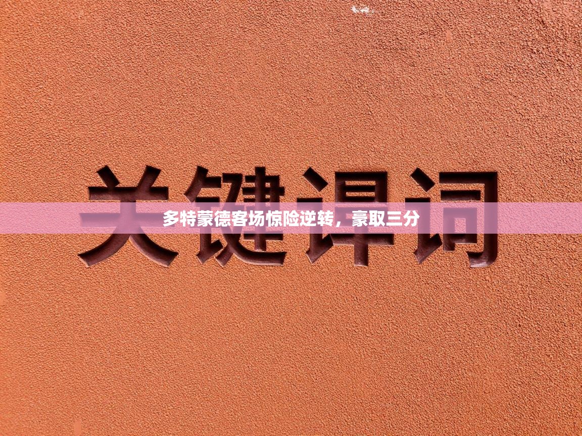 多特蒙德客场惊险逆转,豪取三分 第2张